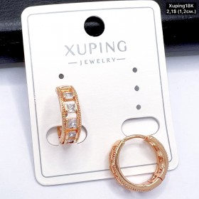 Сережки Xuping18К 20215 ( 1.2 см)